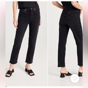 Agolde Riley High rise crop jeans